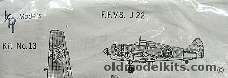 KPI Models 1/72 FFVS J 22, 13 plastic model kit